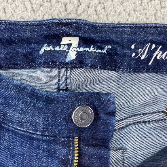 7 For All Mankind Women's 'A' Pocket Bootcut Stretch Jeans | Size: 28 - Picture 11 of 15